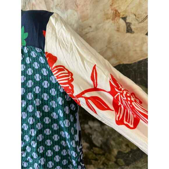 Anthropologie x Maeve Paz Contrast Button-Down Size L - Picture 5 of 6